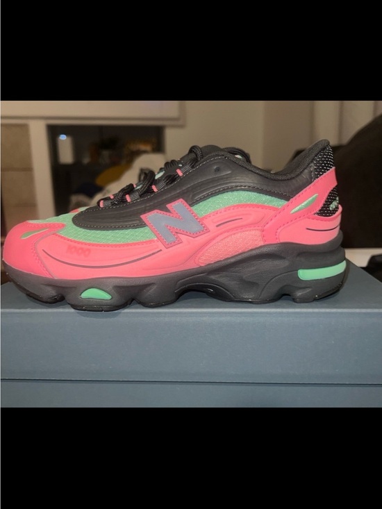 New Balance Shoes - New Balance Women's Pink & Mint Chunky-Soled Sneakers